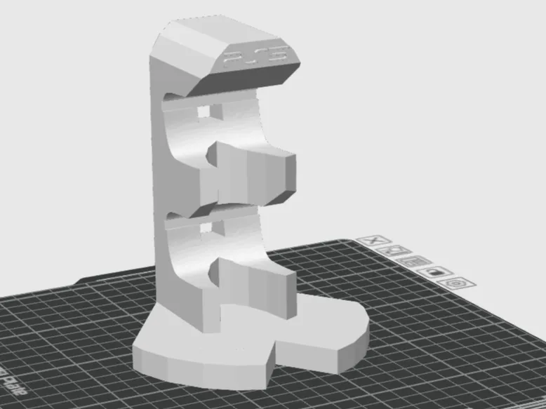 Dual PS5 Controller Stand – Minimal Gaming Dock