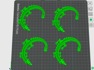 4 mini dragon single color 50%
