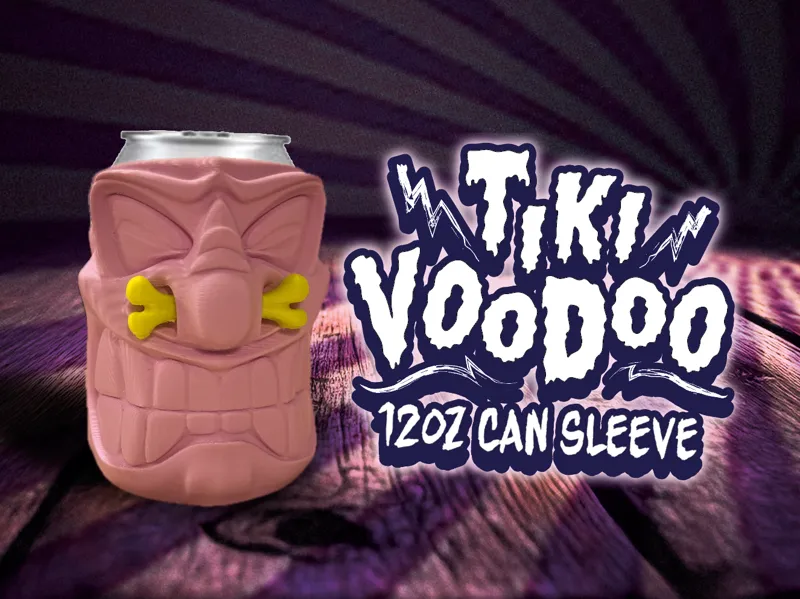 Tiki VooDoo 12oz Can Sleeve