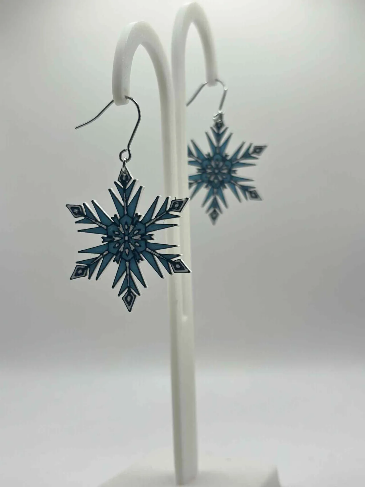 Christmas Snowflakes Earrings view 2