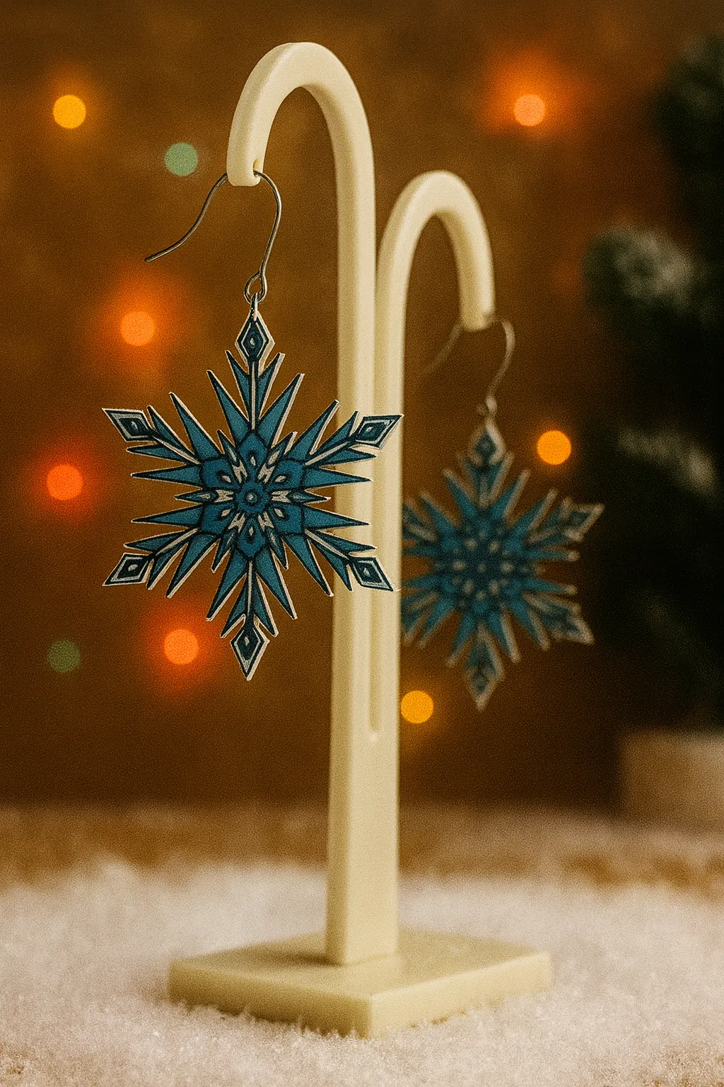 Christmas Snowflakes Earrings view 3