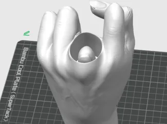 Collapsing middle finger sword