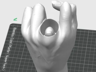 Collapsing middle finger sword 