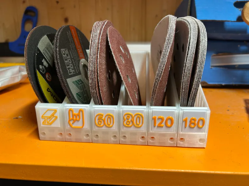 Sanding disk and grinder disk holder