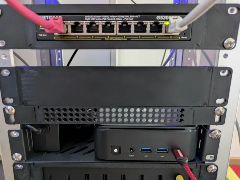 10" Rack Beefy Blank plate 1U - A1 mini