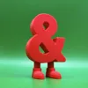 ampersand with legs