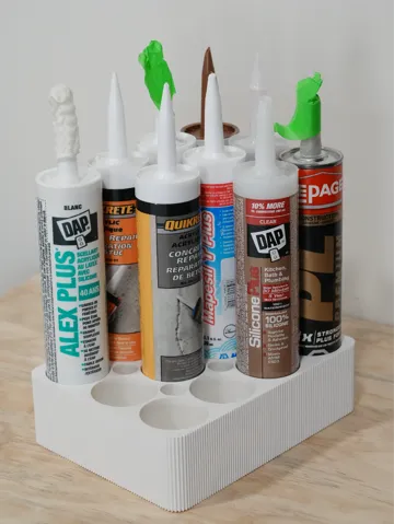 Soporte: Caulk Tube Holder – 4 / 6 / 8 / 12 Tube Versions — vista de referencia 2