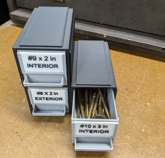 Modular Small Parts Bins