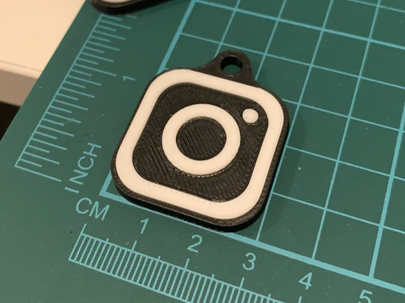 NFC Keychain - Instagram (Smaller Size)