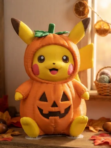 Modelo para impresión 3D: Halloween Pikachu — vista de referencia 2