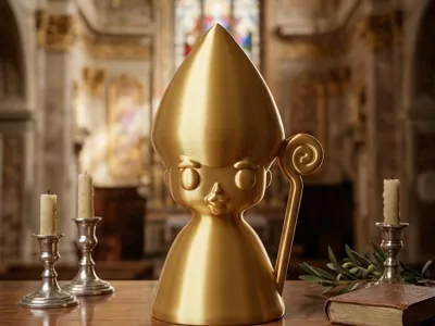 SAN GENNARO - STYLIZED POP ART STATUETTE