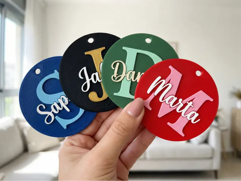 Ultimate Custom Name Tag & Keychain
