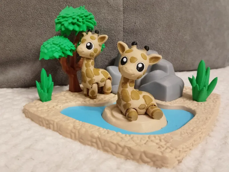 flexi giraffe mini safari
