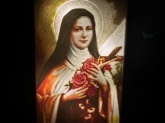 Santa Teresita del niño Jesús Lithopane