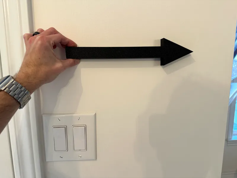 House Number Arrow