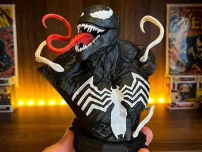 VENOM Bust - Printed parts NO AMS 