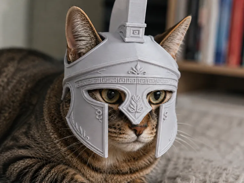 Odysseus’ Cat Helmet