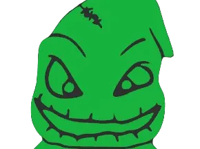 Oogie Boogie Sticky Note Holder