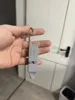 With a hole, compatible with Bambu Lab official keychain