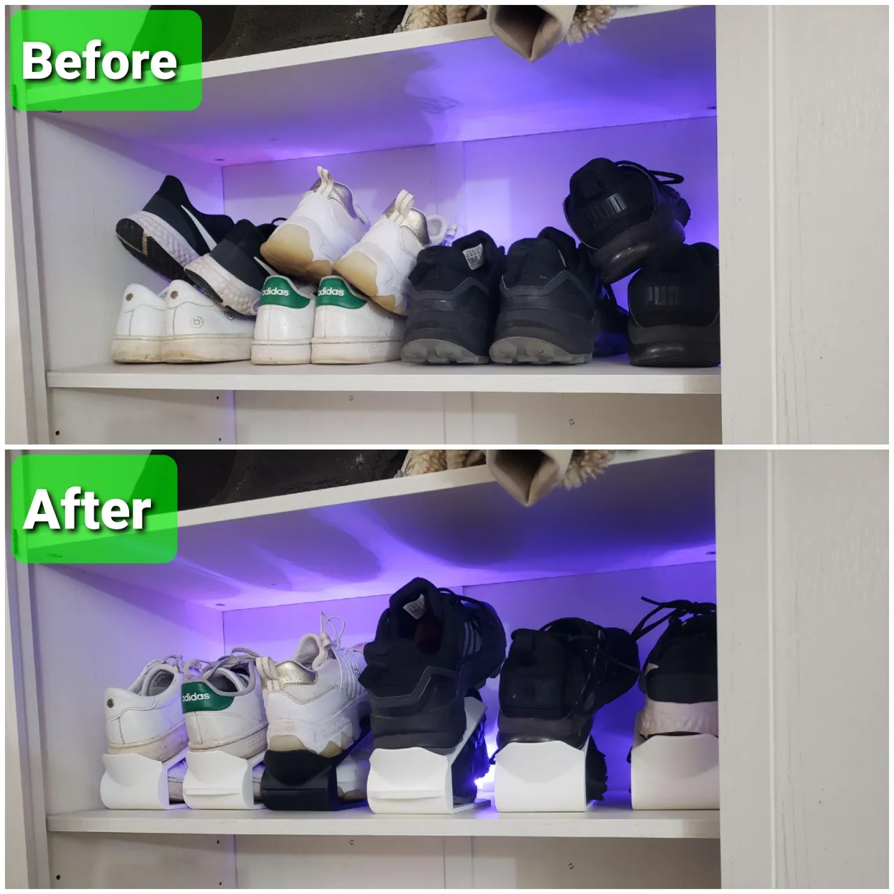 Shoe Organizer With Pull Tab. view 4