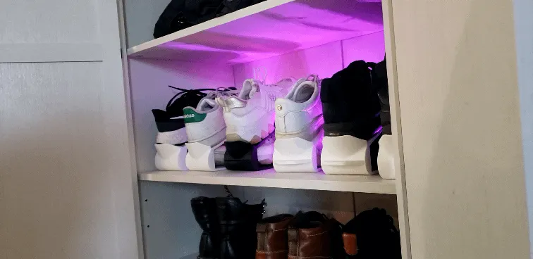 Shoe Organizer With Pull Tab. view 2