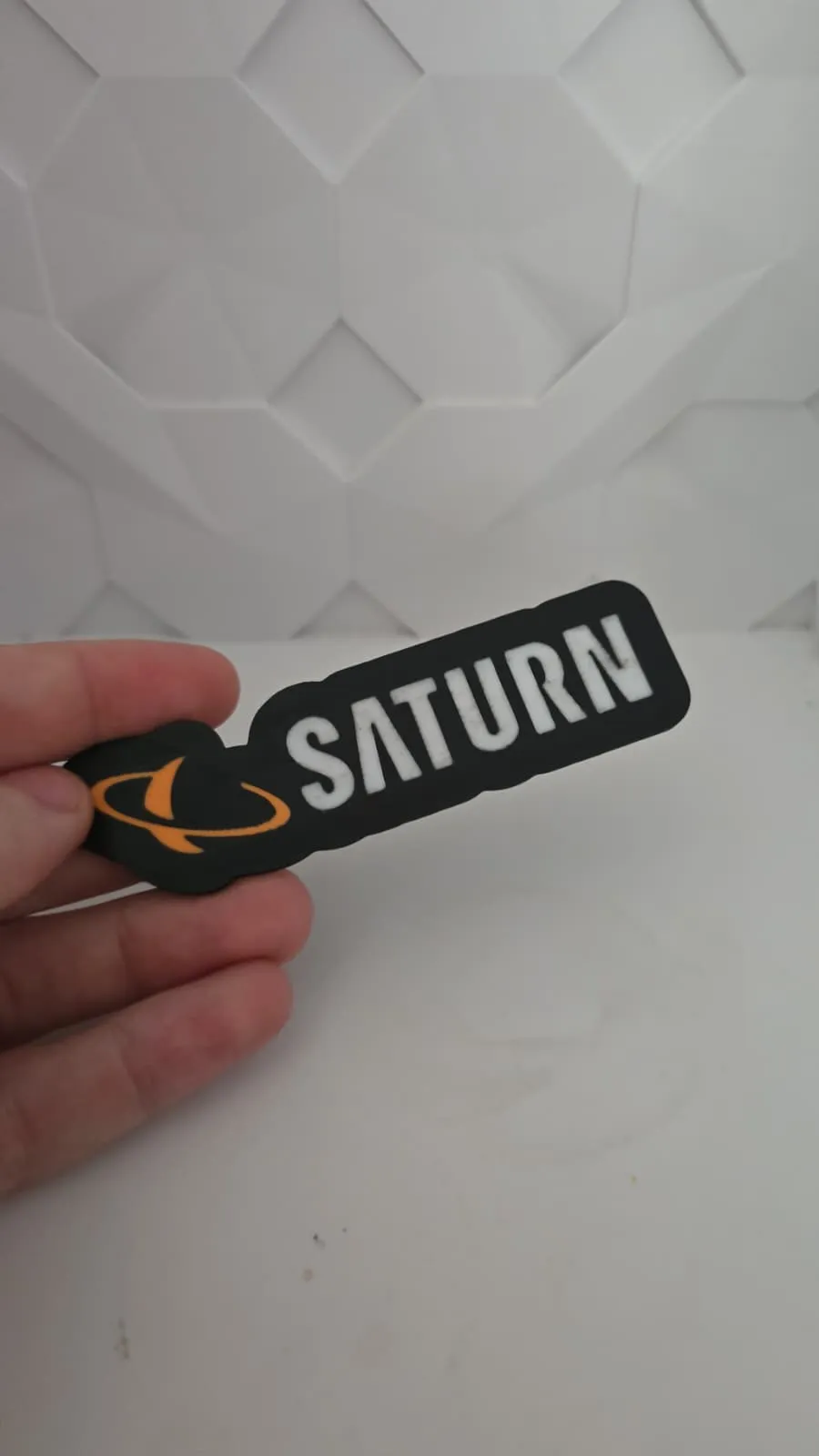 Saturn Logo/Sign - Free 3D Print Model - MakerWorld