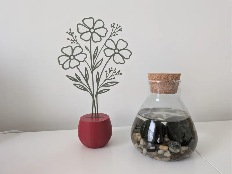 Minimalist Line-Art Flower - Bouquet
