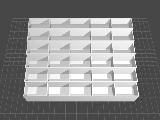 Organiseur vernis à ongles 30 cases 31x19mm