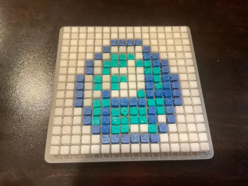 Minecraft Diamond Pixel Art
