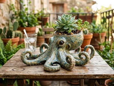 Pottopus, octopus pot / vase