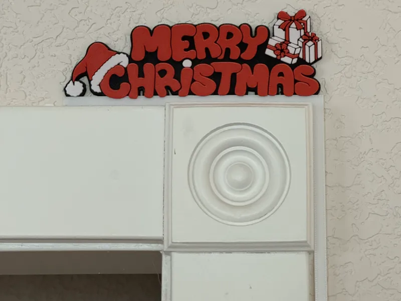 Merry Christmas Door Corner