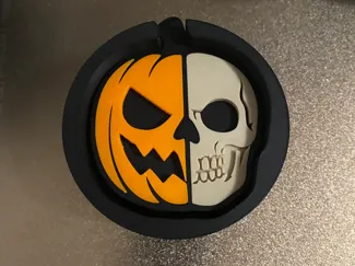 Sottobicchiere Halloween Zucca / Teschio