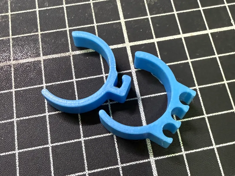 wire holder clip on 22mm rod