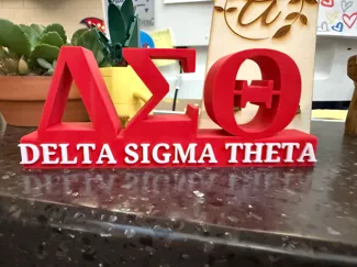 Delta Sigma Theta (DSTh) Desk Plate
