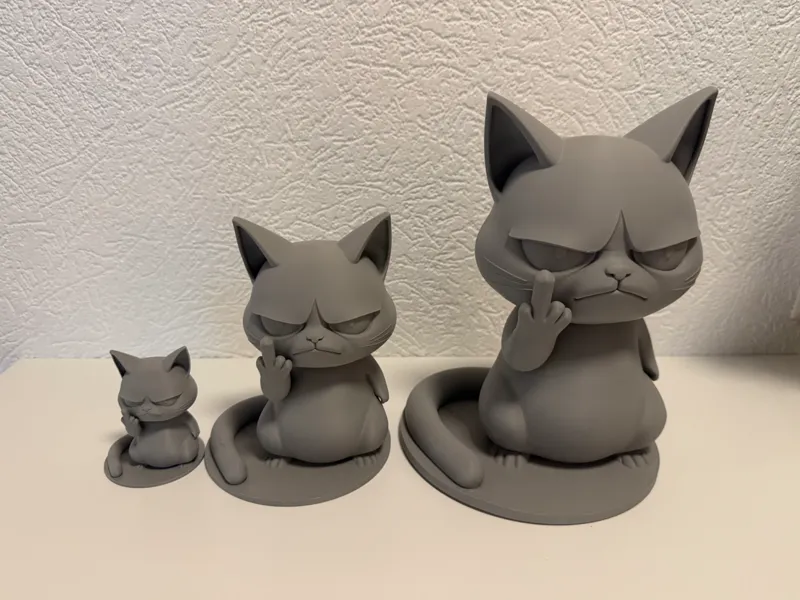 Chat grincheux 