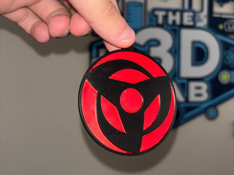 Kakashi Obito Mangekyō Sharingan Keychain