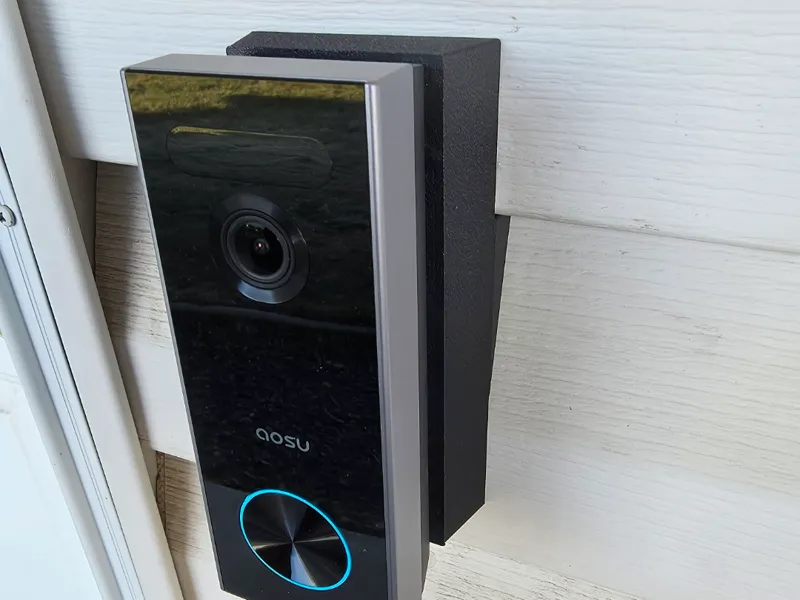 Aosu Video Doorbell Pro mount for vinyl siding