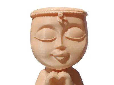 Love Lady Makeup Brush Vase