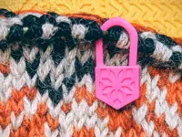 Snoflake stitch markers - PLA