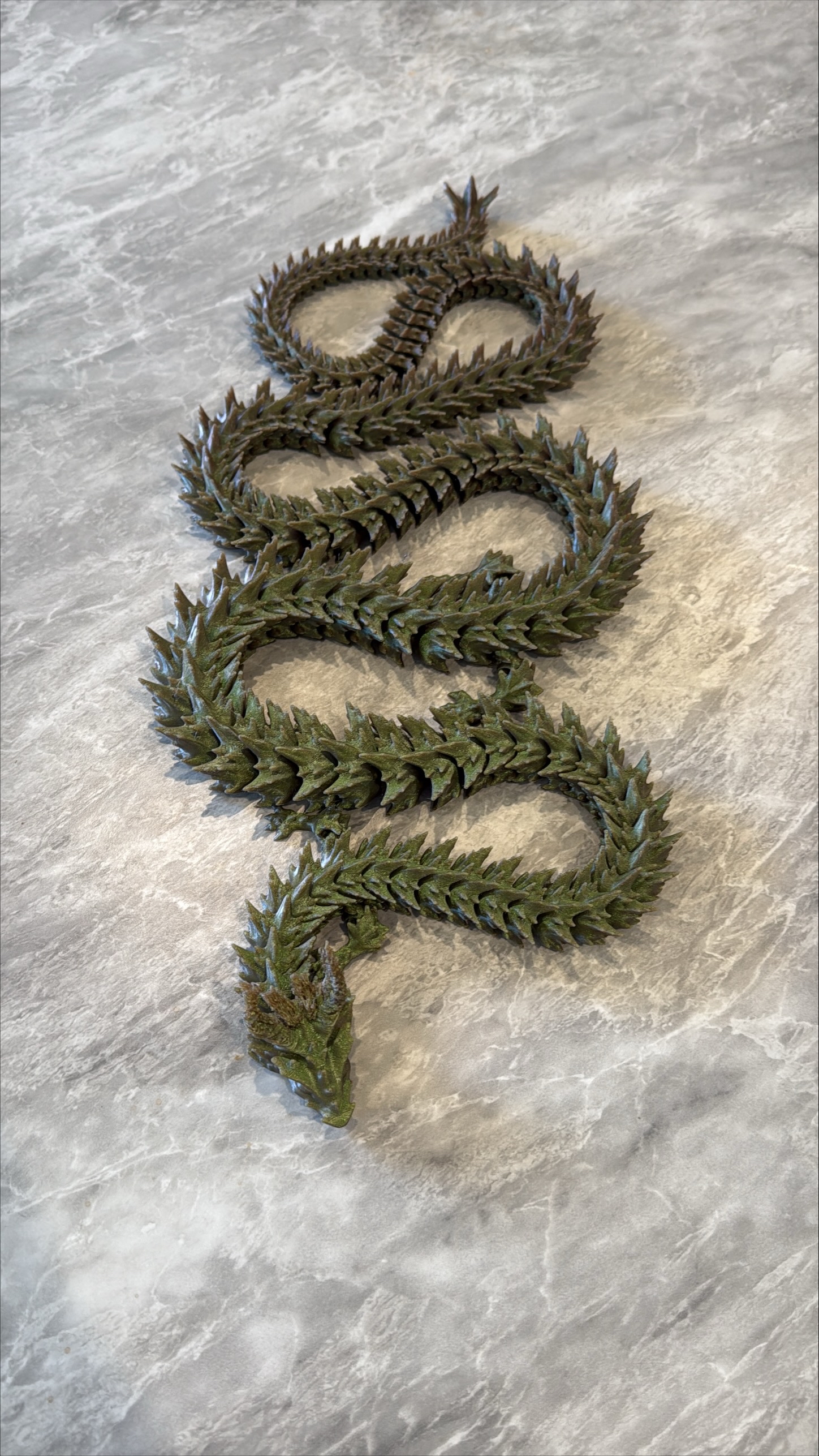 Miniatura 5 do modelo 3D Infinity Serpent - Long Articulated Dragon