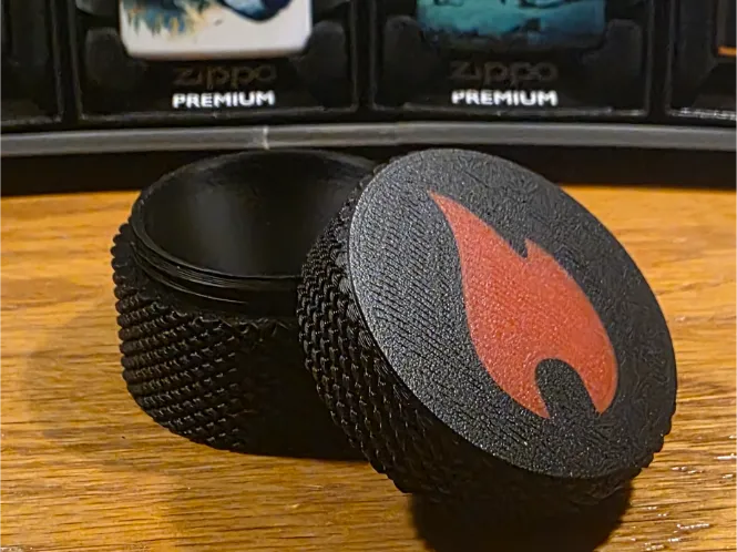 ZIPPO flint box / Stash container 