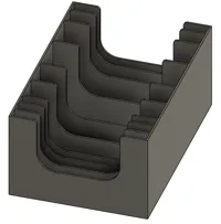 Card tray with dividers for unsleeve cards 0.2mm layer