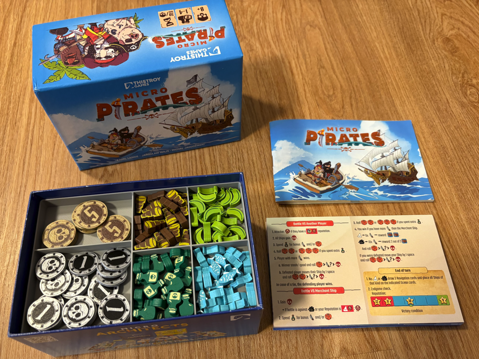 Micro Pirates Box Organizer (Sleeve Compatible)