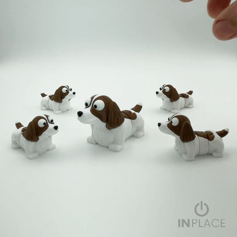 Cute Springer Spaniel Articulated