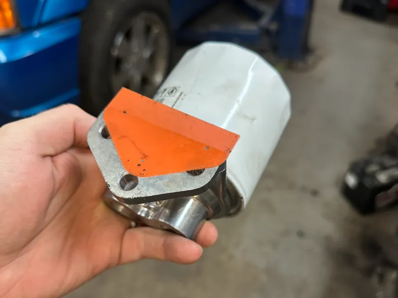 Remote filter mount drill template