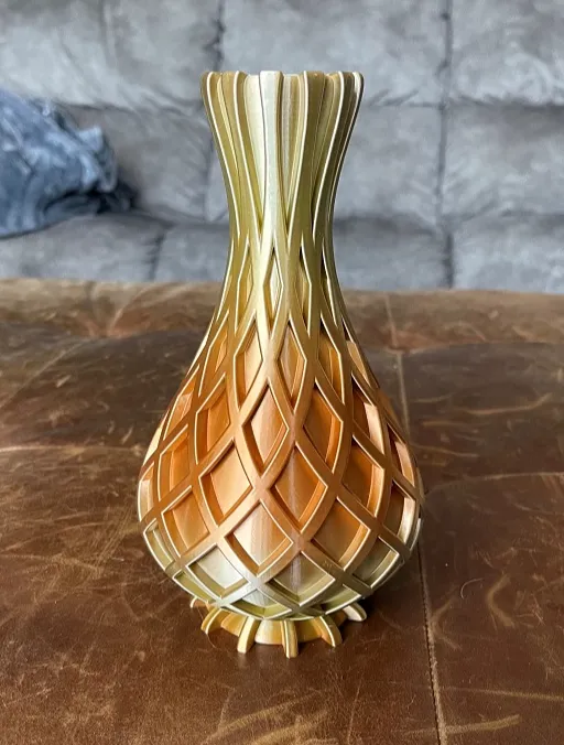 Ribbed Vase