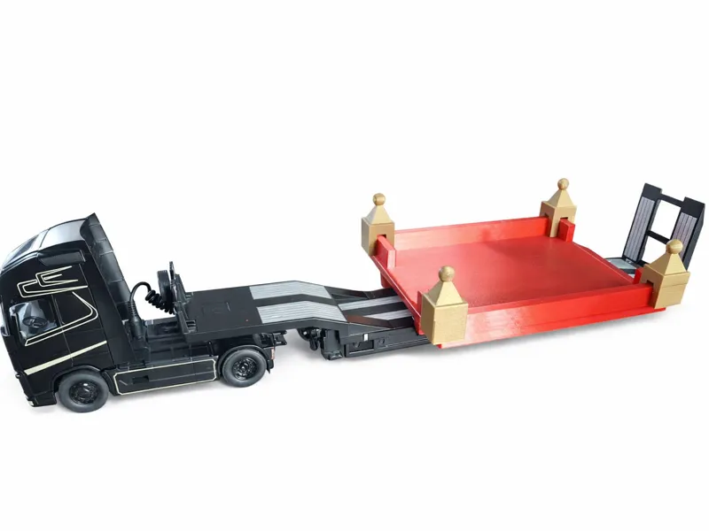 SIKU Volvo truck lowloader extender 1:32
