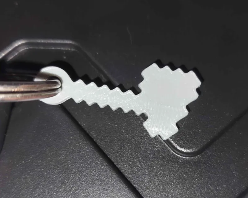 Minecraft Axe Keychain