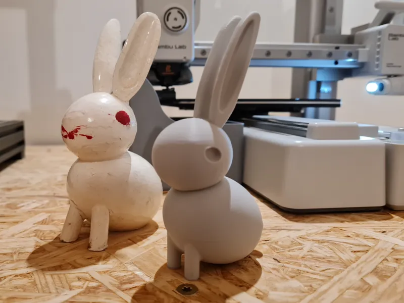Osterhase (einfach zum Drucken)
