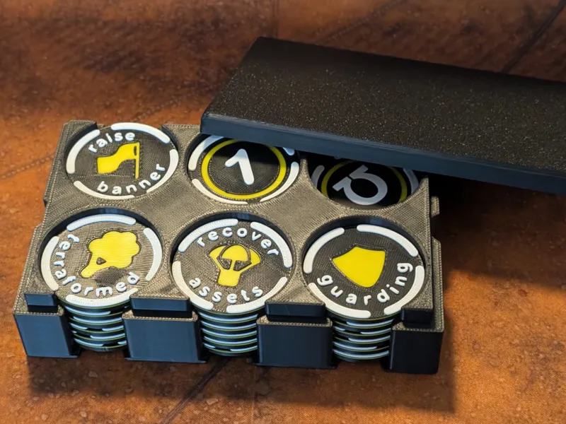 Grimdark 40K Chapter Approved Token Box